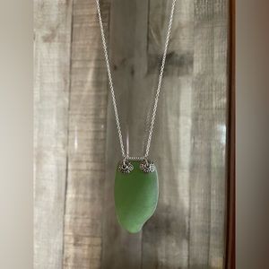 Montana Yellowstone River Glass Necklace